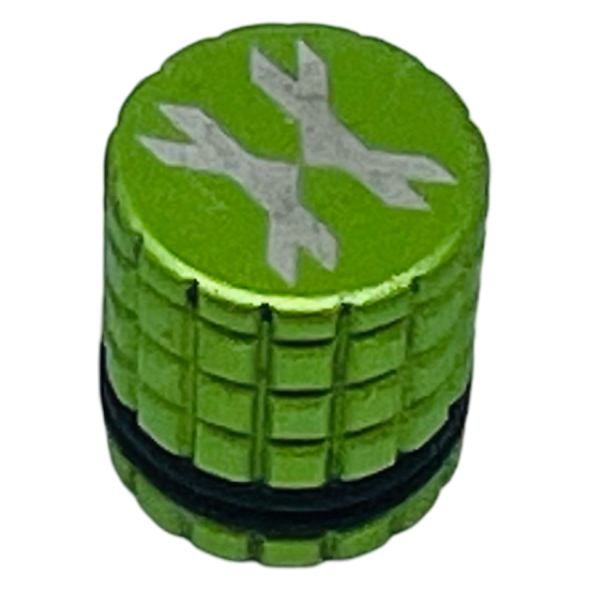 Green Metal HK Tank Nipple Cover