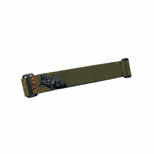 DMN8 Olive Pinup Girl Woven JT Strap