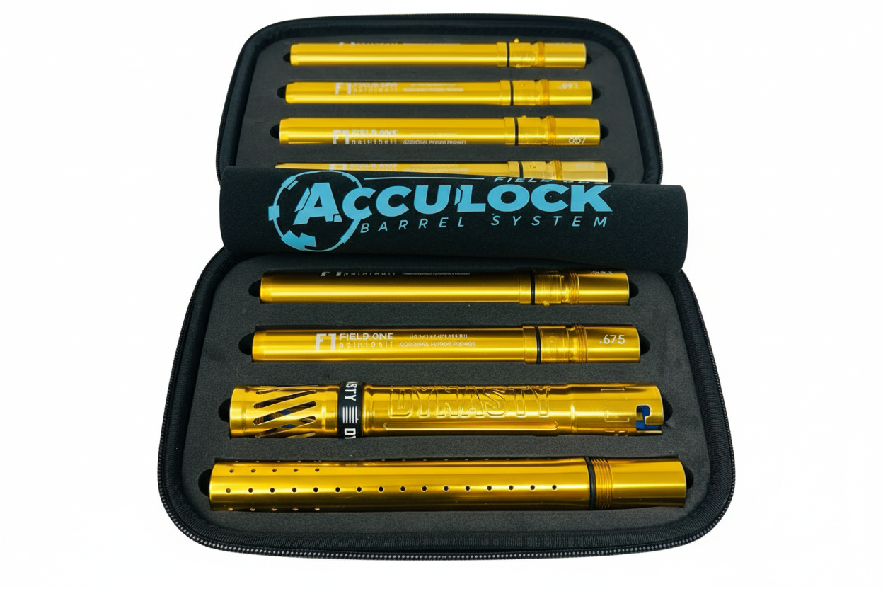 Field One Polished Gold Dynasty Acculock Barrel Kit *Limited Edition*