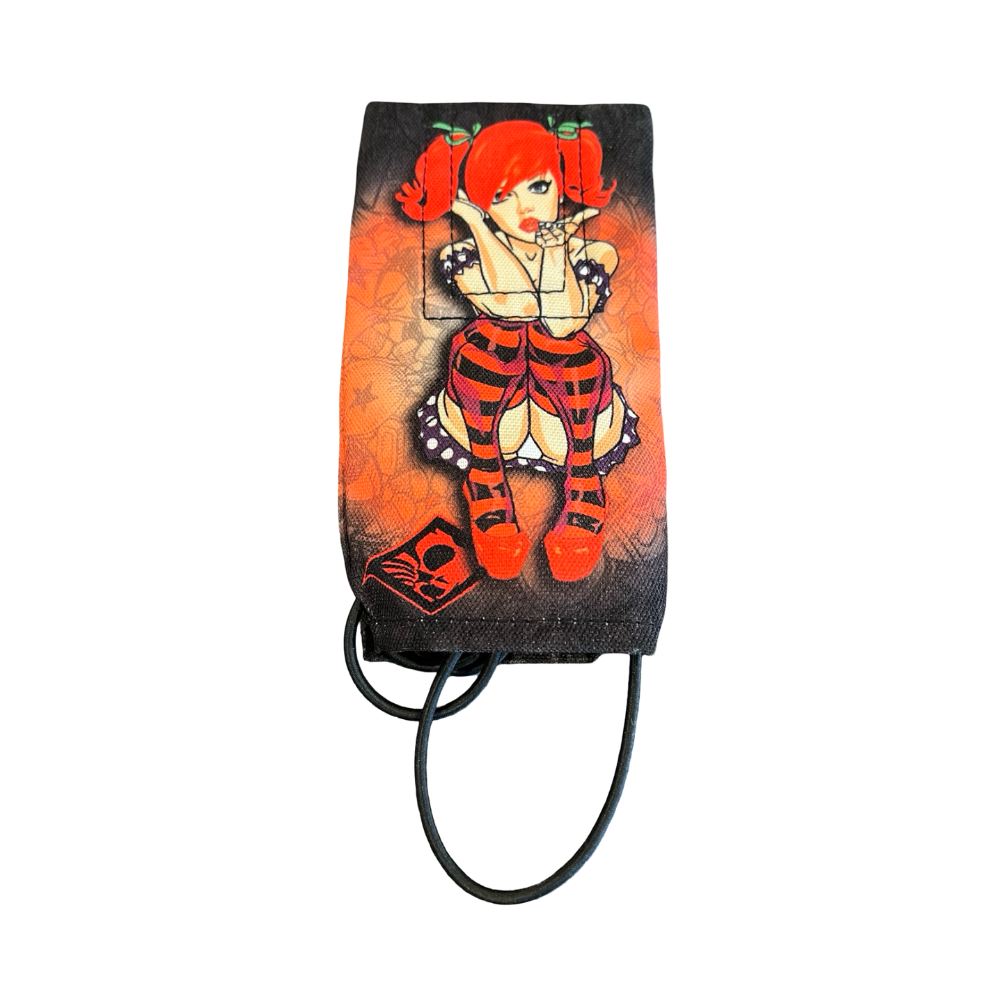 Wicked Sports Red Hair Orange Stockings Girl Barrel Cover