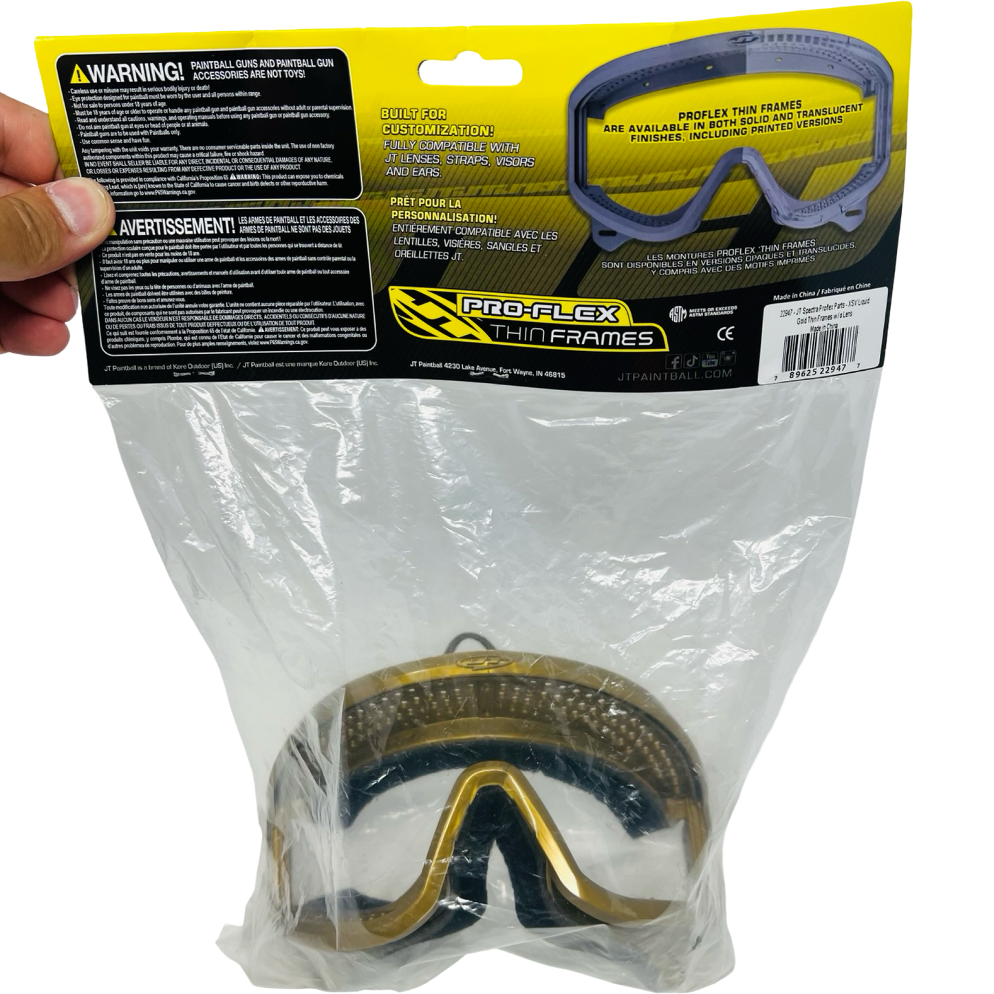 Liquid Gold JT Thin Frames