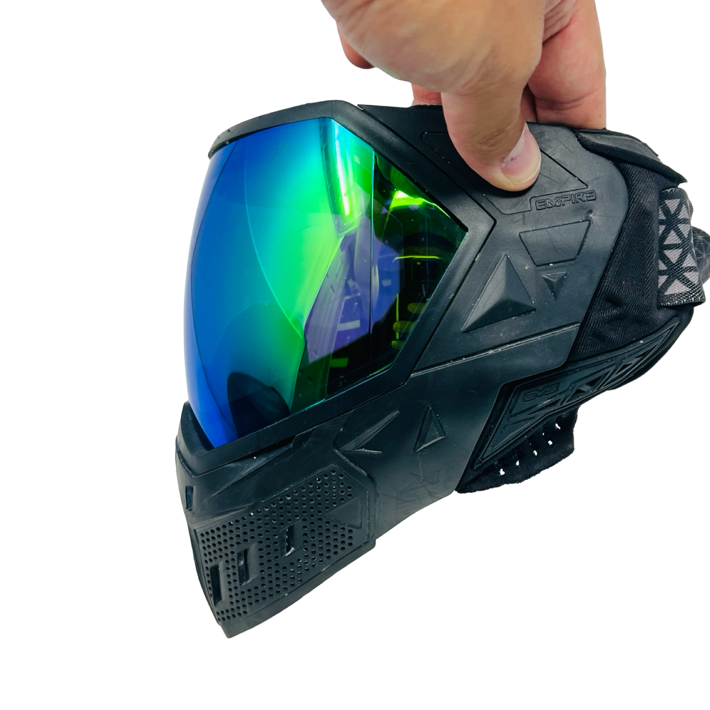 Blackout EVS Mask w/ Green Blue  Lens