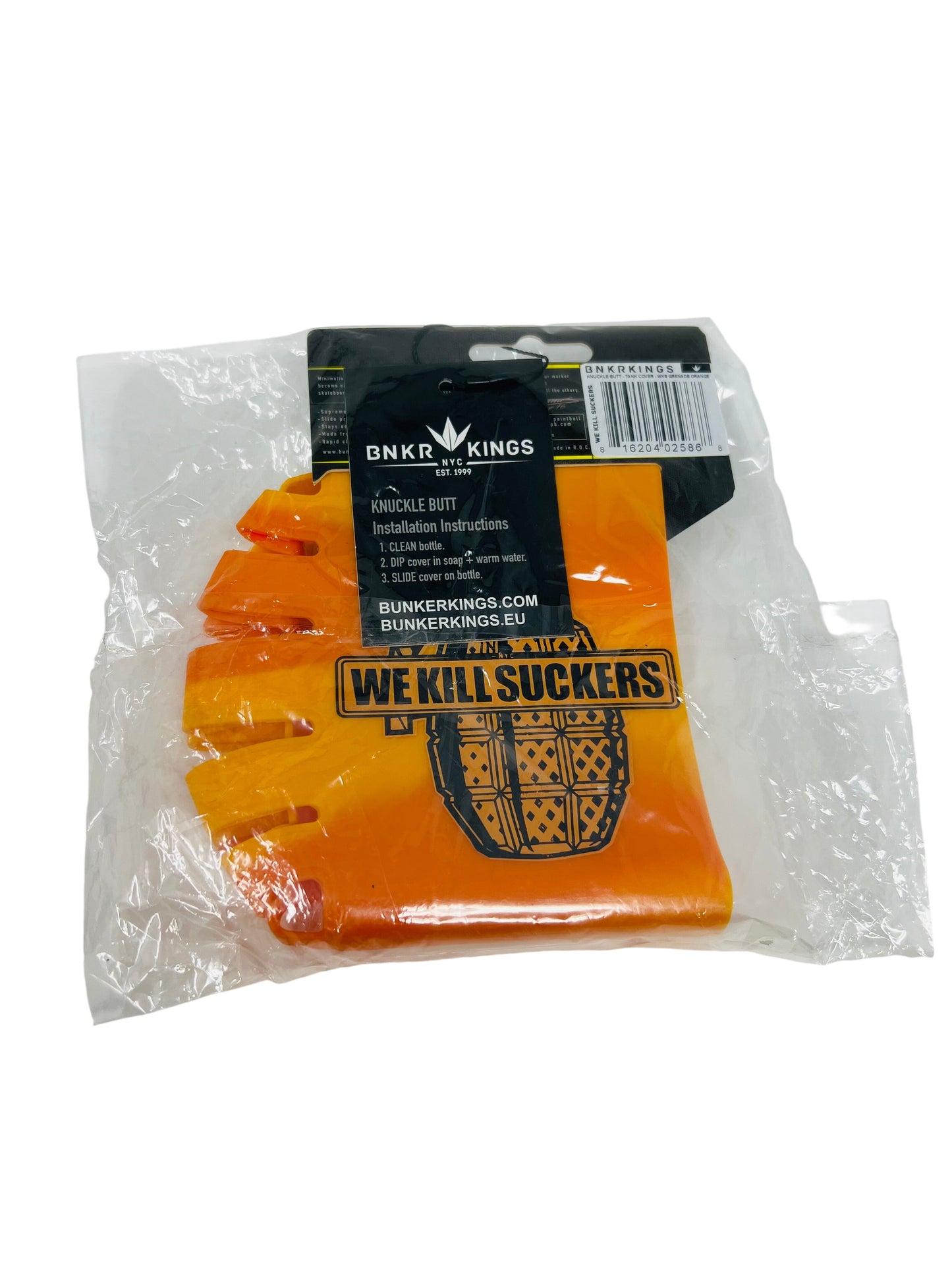 Bunkerkings Knuckle Butt Orange Tank Grip / Cover