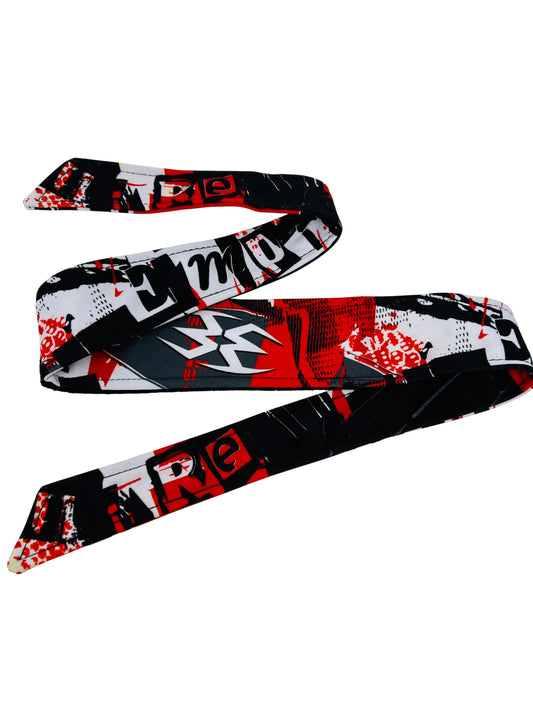 Empire Black / Red Headband